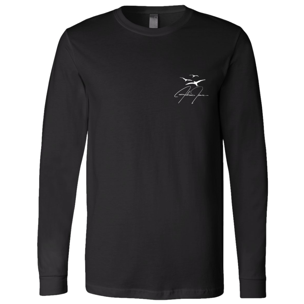 Long Sleeve Black Logo Tee