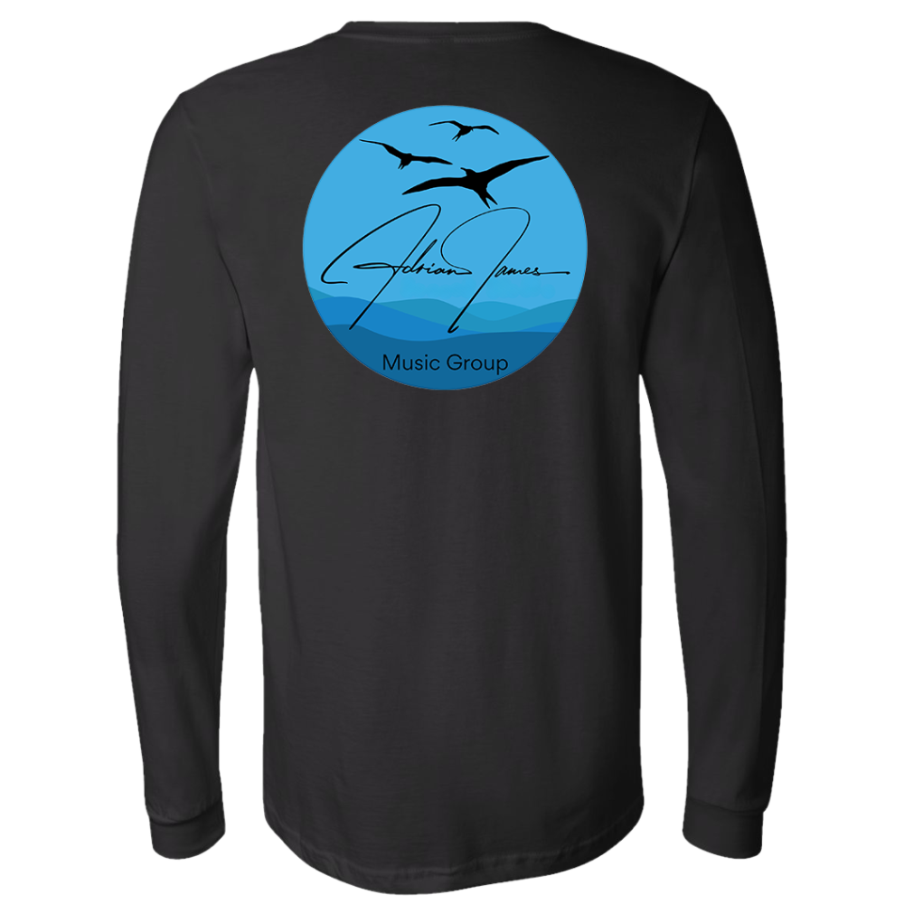 Long Sleeve Black Logo Tee