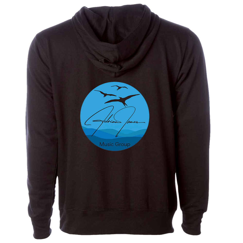Black Logo Pullover Hoodie