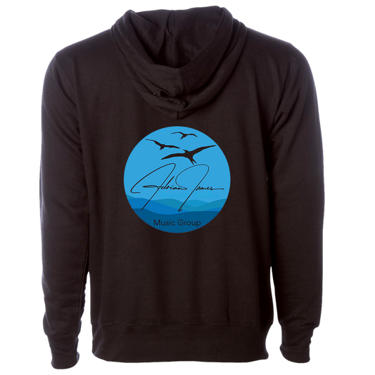 Black Logo Pullover Hoodie