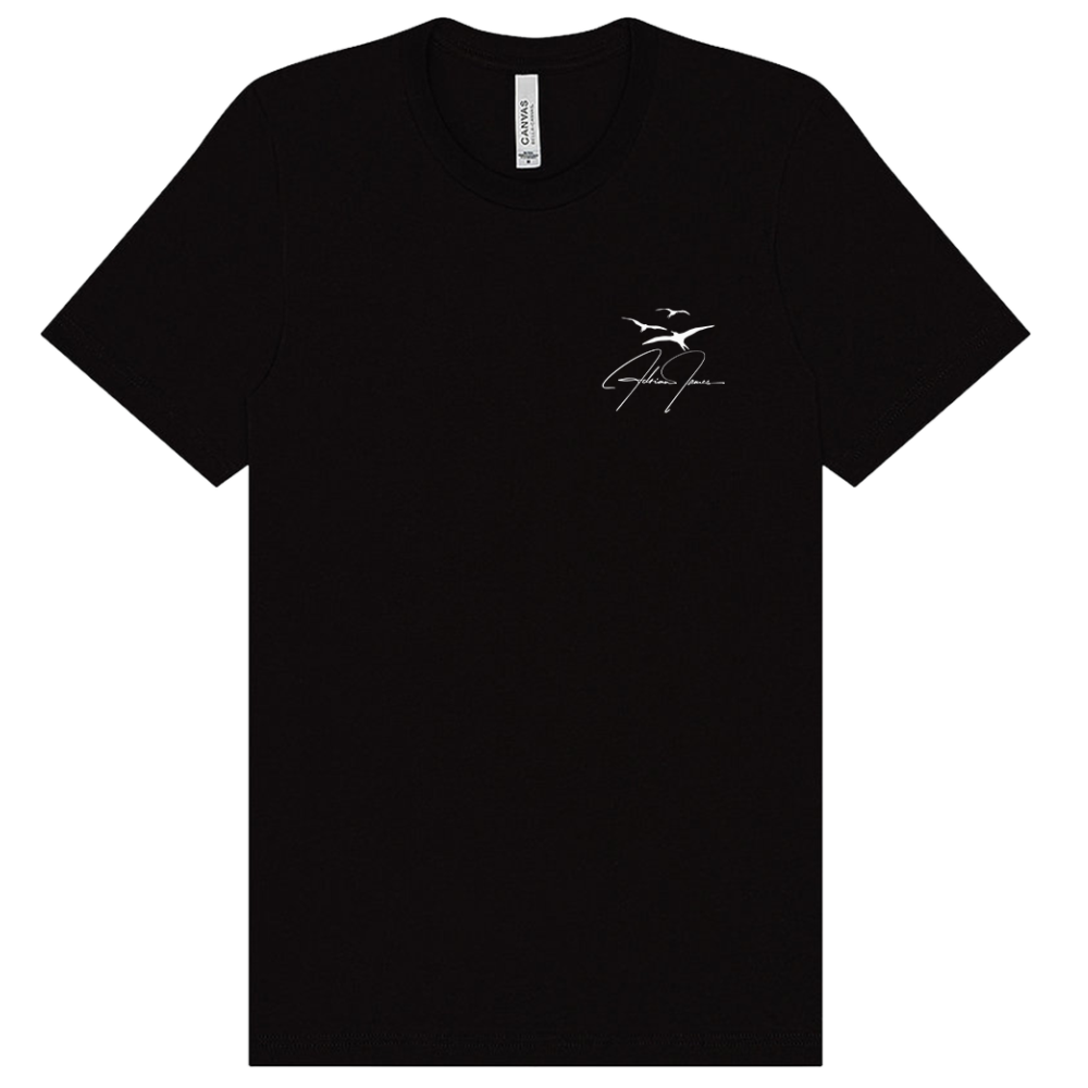 Short Sleeve Black Logo Tee