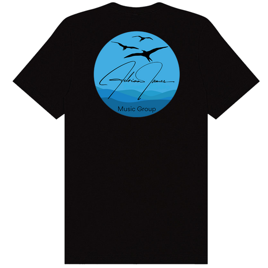 Short Sleeve Black Logo Tee