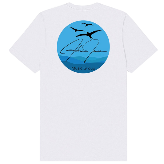 Short Sleeve White Logo Tee