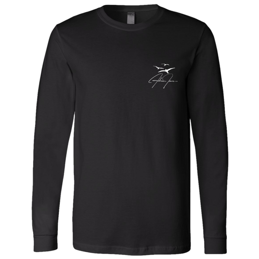 Long Sleeve Black Logo Tee