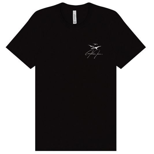 Short Sleeve Black Logo Tee